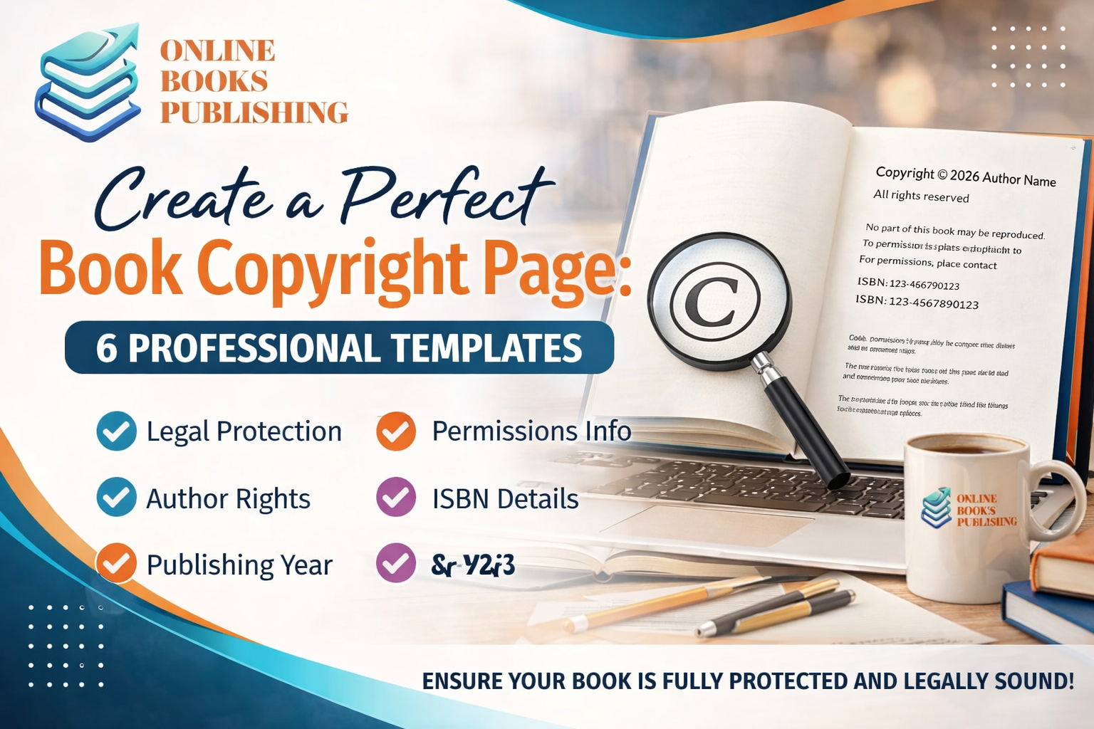 Create a Perfect Book Copyright Page: 6 Professional Templates - Online ...