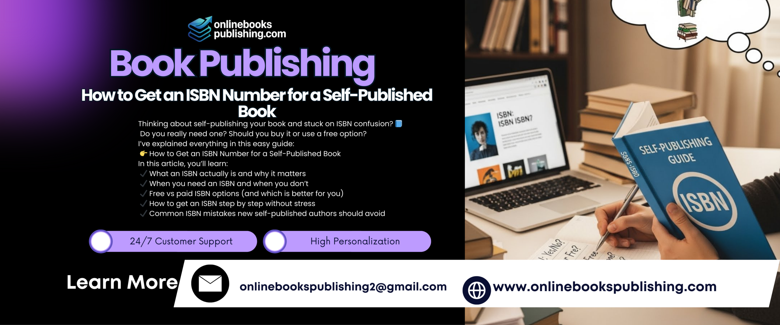 ISBN number guide for self-published authors