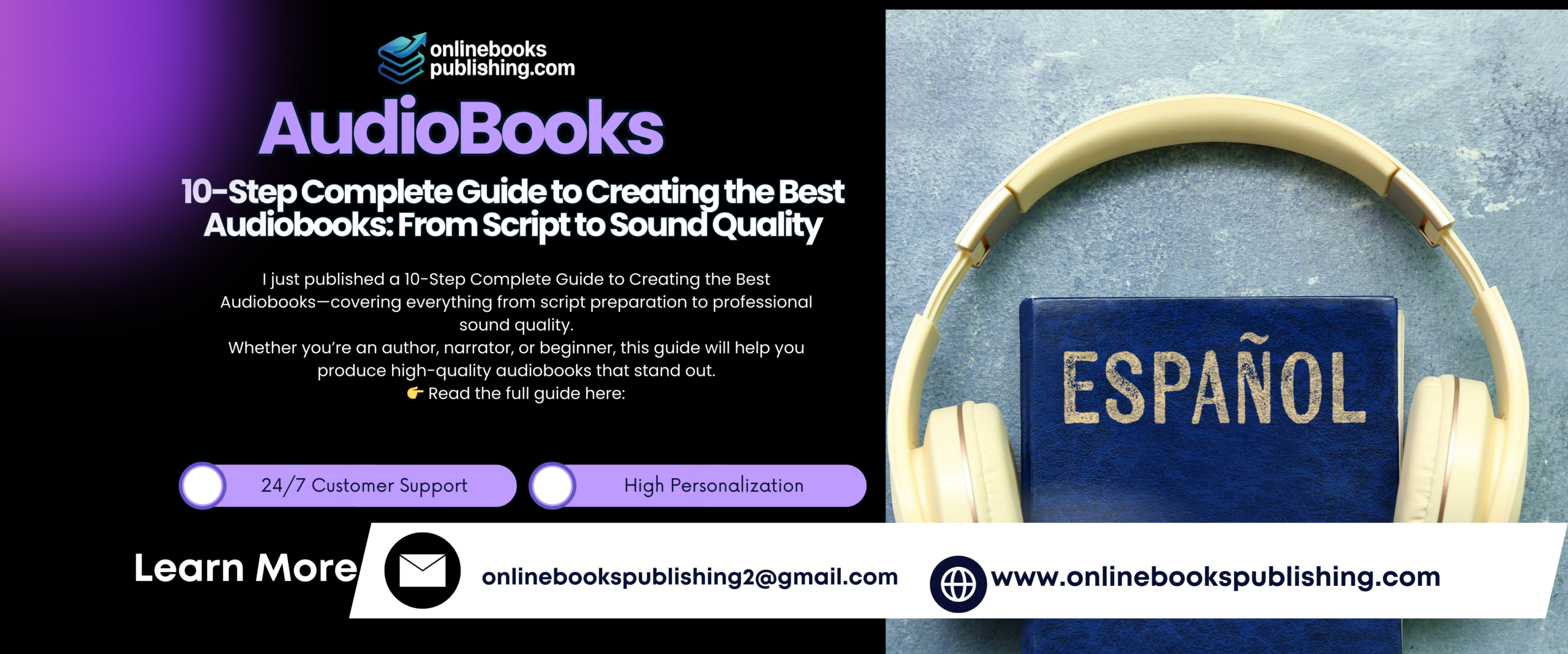 10-step guide to creating the best audiobooks from script writing to professional sound quality